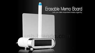A Memo Board Alarm Clock for Your Late-Night Inspiration